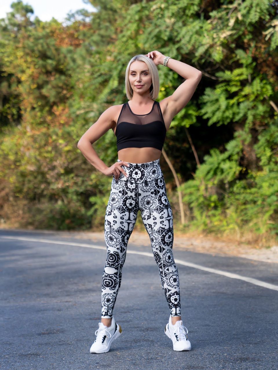 Ekstra Yüksel Bel Spor Tayt 1133