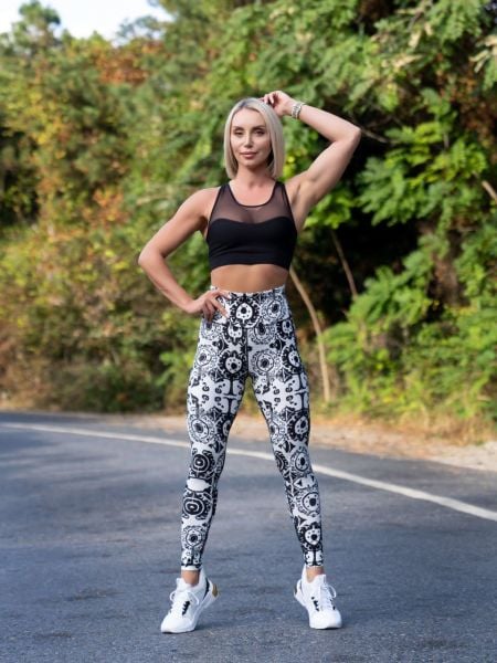 Ekstra Yüksel Bel Spor Tayt 1133