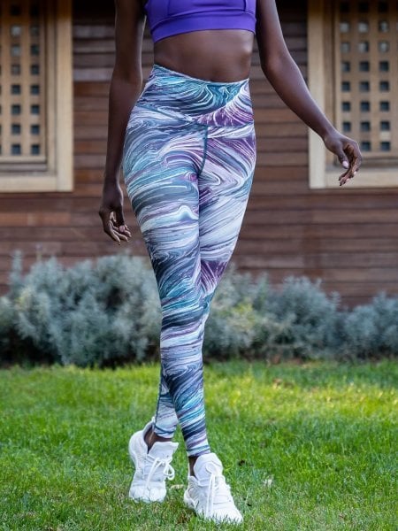 Desenli Spor Tayt 1153