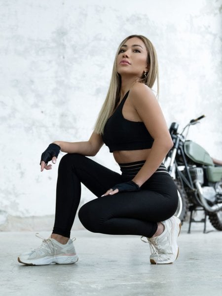 Beli Lastikli Spor Tayt Siyah Renk 1155