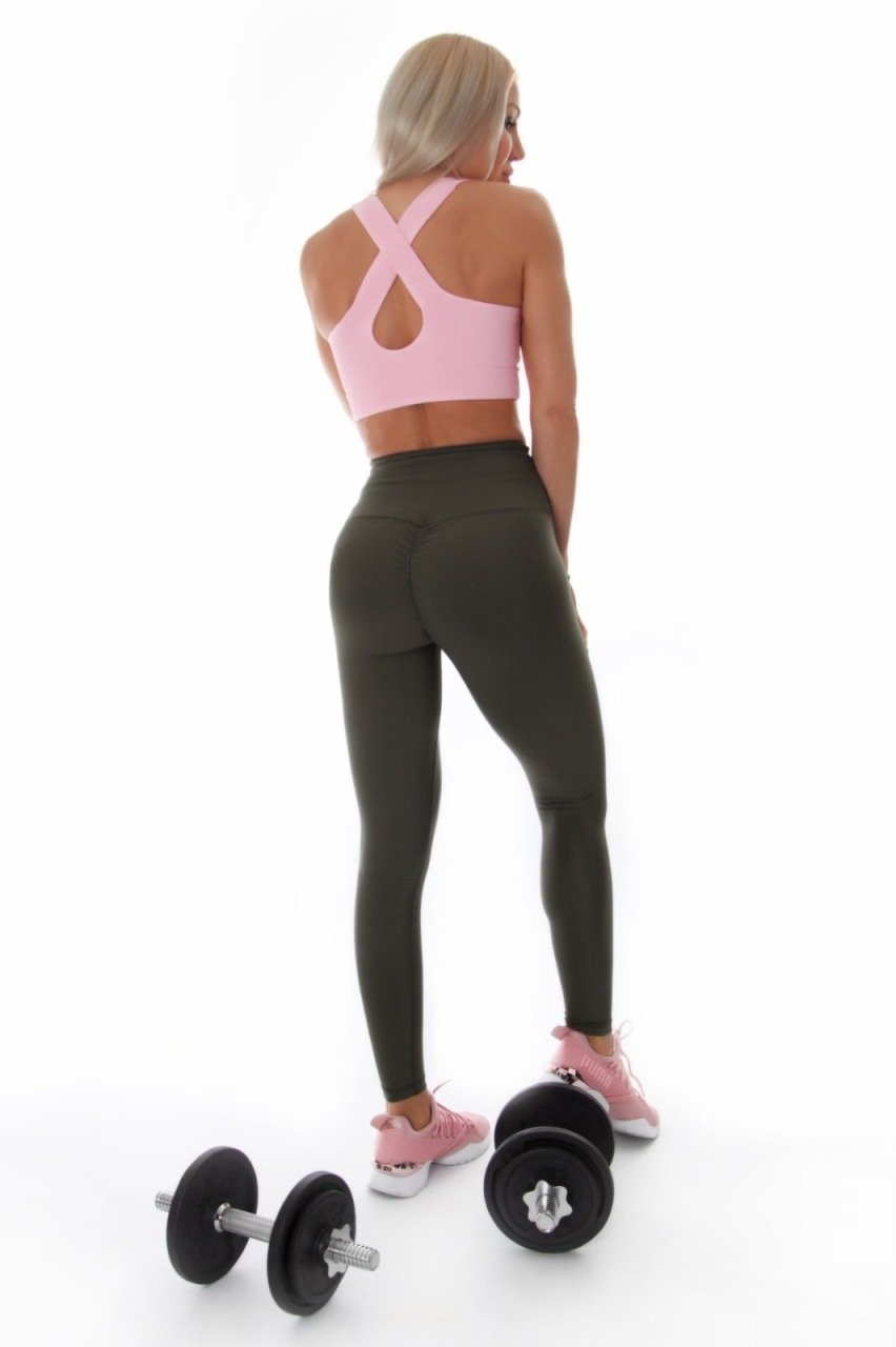 Haki Scrunch Butt Leggings