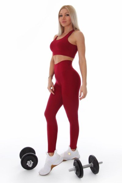 Bordo Scrunch Butt Leggings