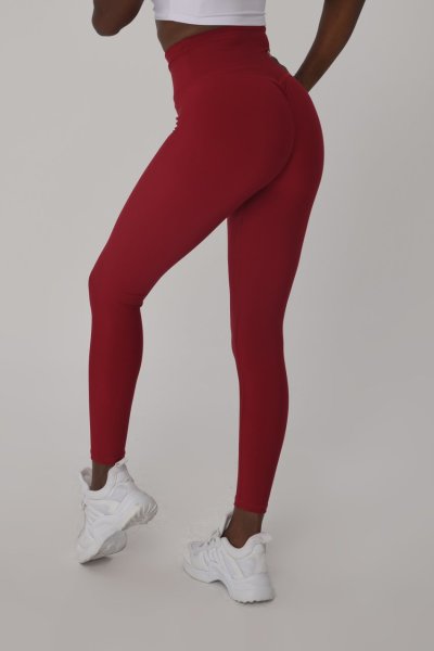 Bordo Scrunch Butt Leggings