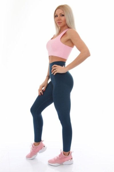 Petrol Scrunch Butt Leggings