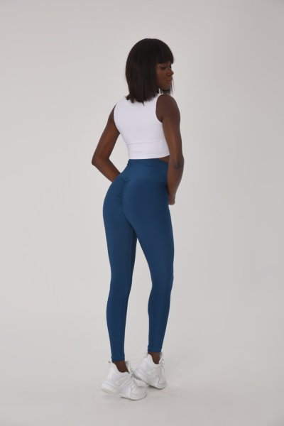 Petrol Scrunch Butt Leggings