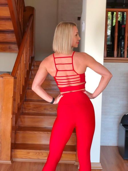 Kırmızı Spor Bra